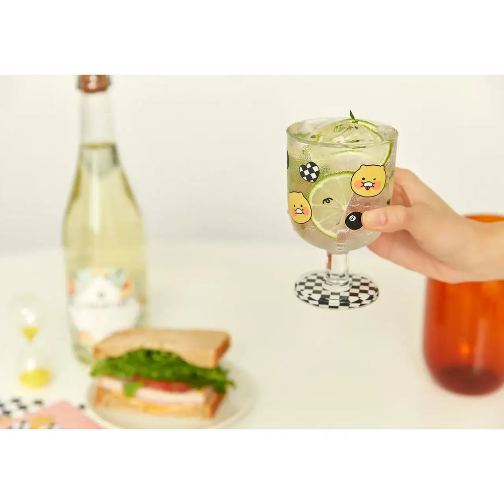 Kakao Friends - EveryYay Choonsik Checkerboard Goblet - Kakao Friends - Home & Living, Accessories - Harumio