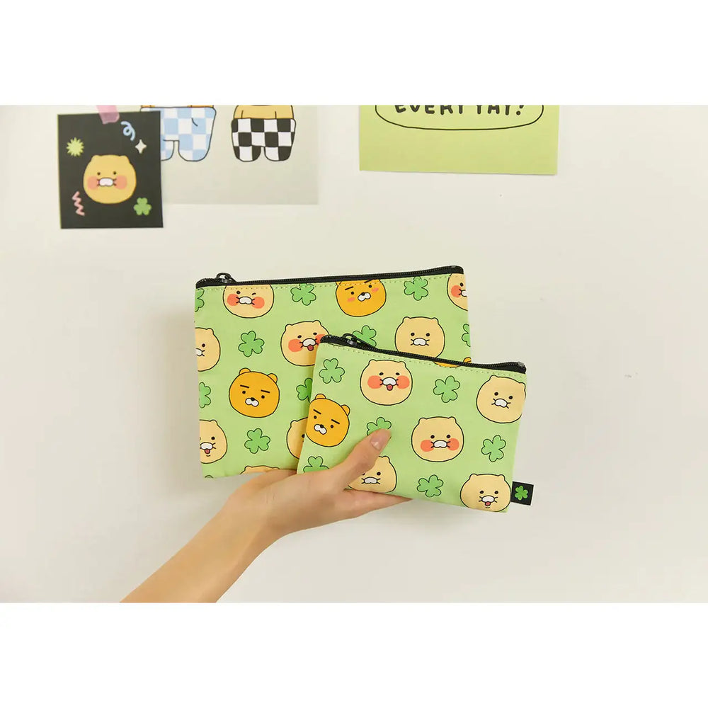 Kakao Friends - Every Yay! Ryan & Choonsik Pouch Set - Kakao Friends - Pouches - Harumio