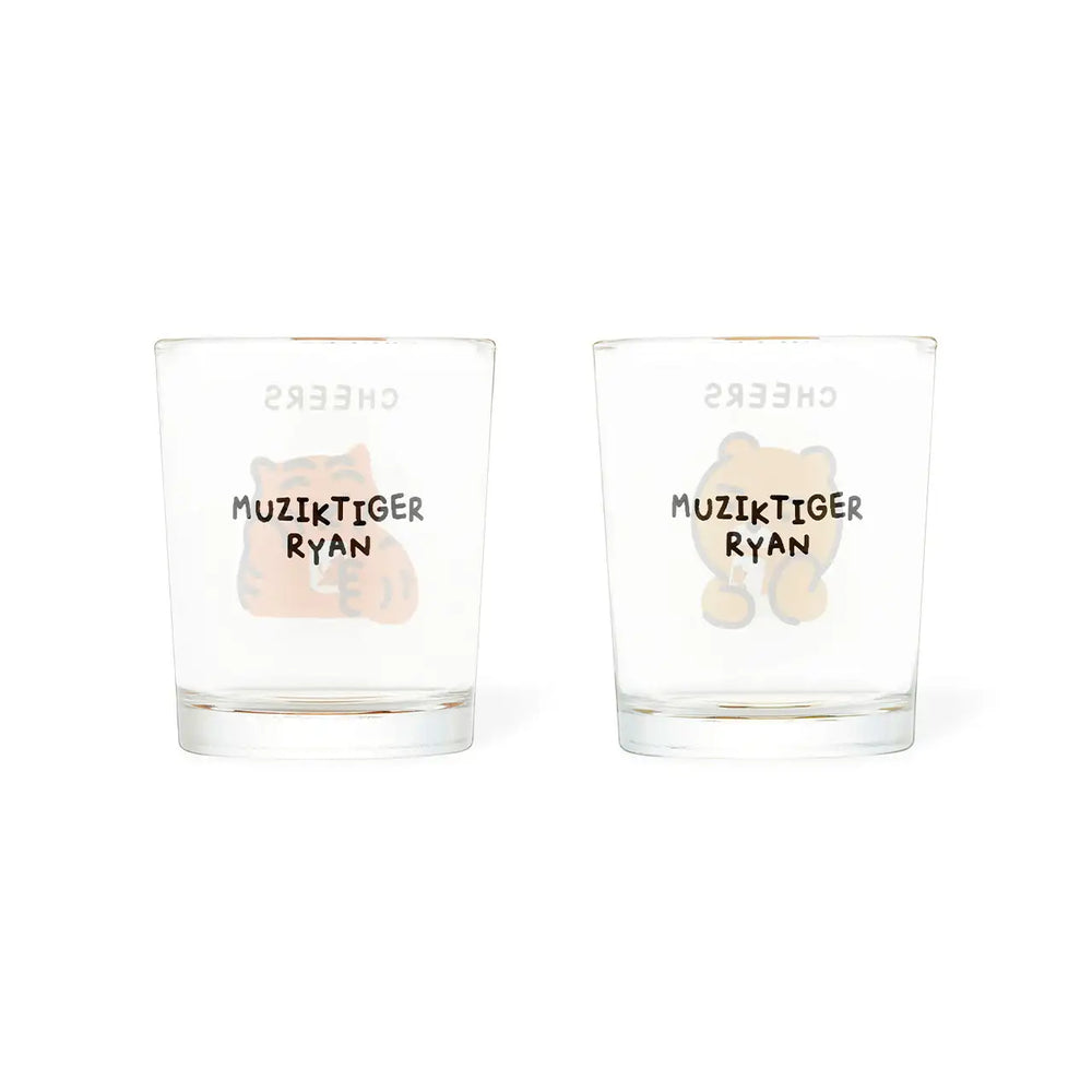 MUZIK TIGER x Kakao Friends - Glass Cup Set - MUZIK TIGER x Kakao Friends - Home & Living, Accessories - Harumio