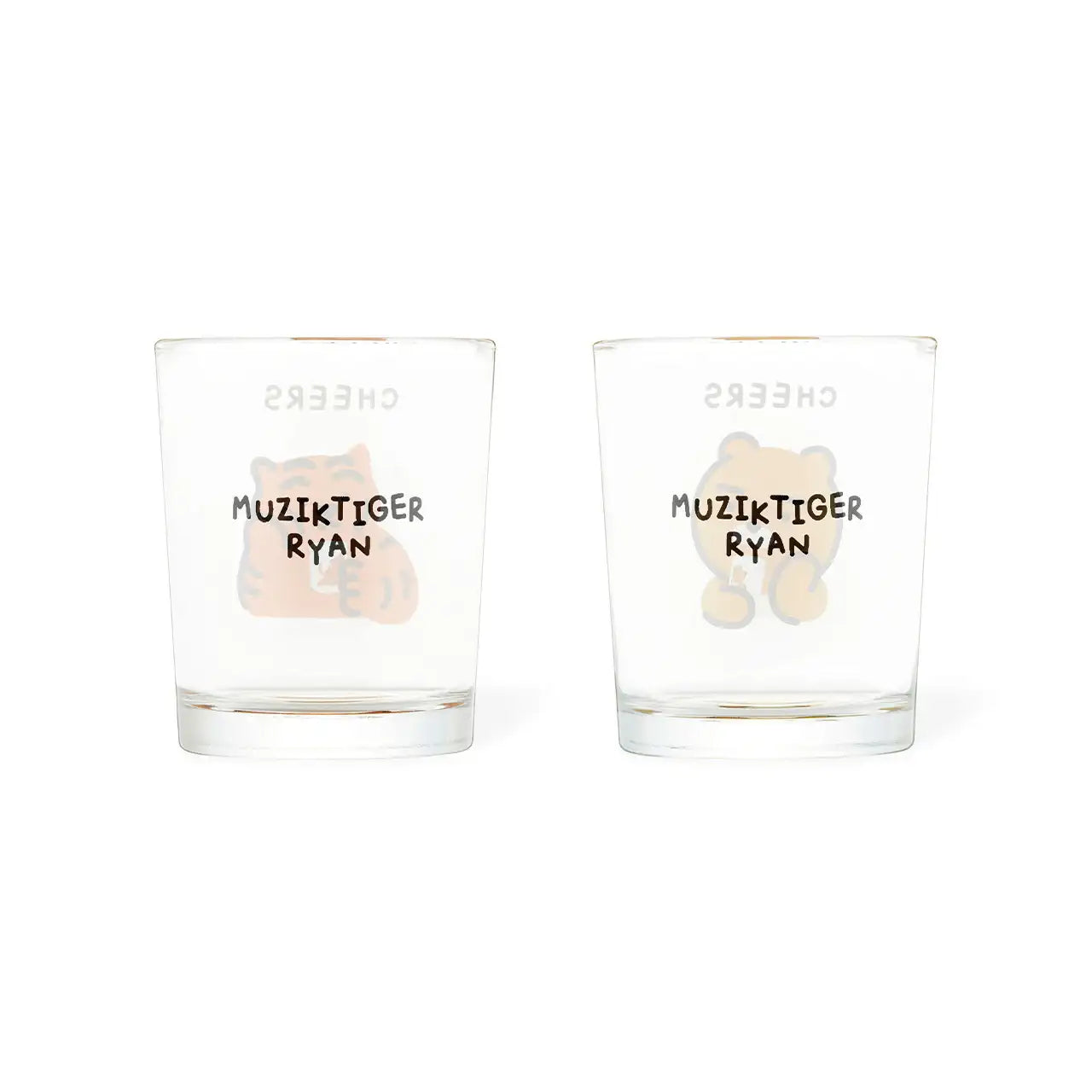 MUZIK TIGER x Kakao Friends - Glass Cup Set - MUZIK TIGER x Kakao Friends - Home & Living, Accessories - Harumio