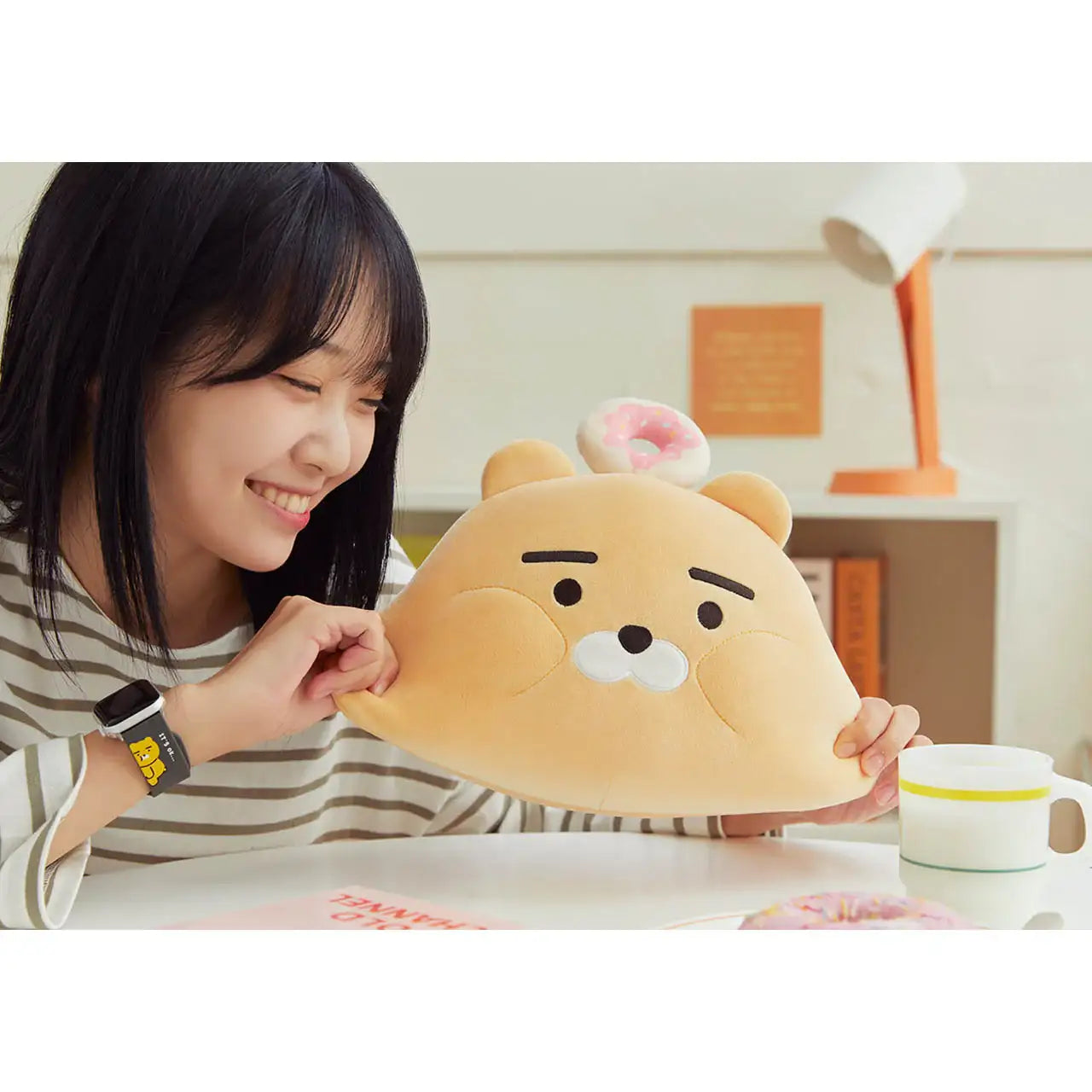 MUZIK TIGER x Kakao Friends - Ryan Face Cushion - MUZIK TIGER x Kakao Friends - Plush - Harumio