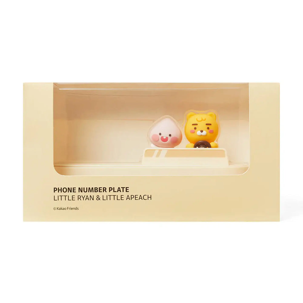 Kakao Friends - Little Ryan & Little Apeach Phone Number Plate - Kakao Friends - Home & Living, Accessories - Harumio