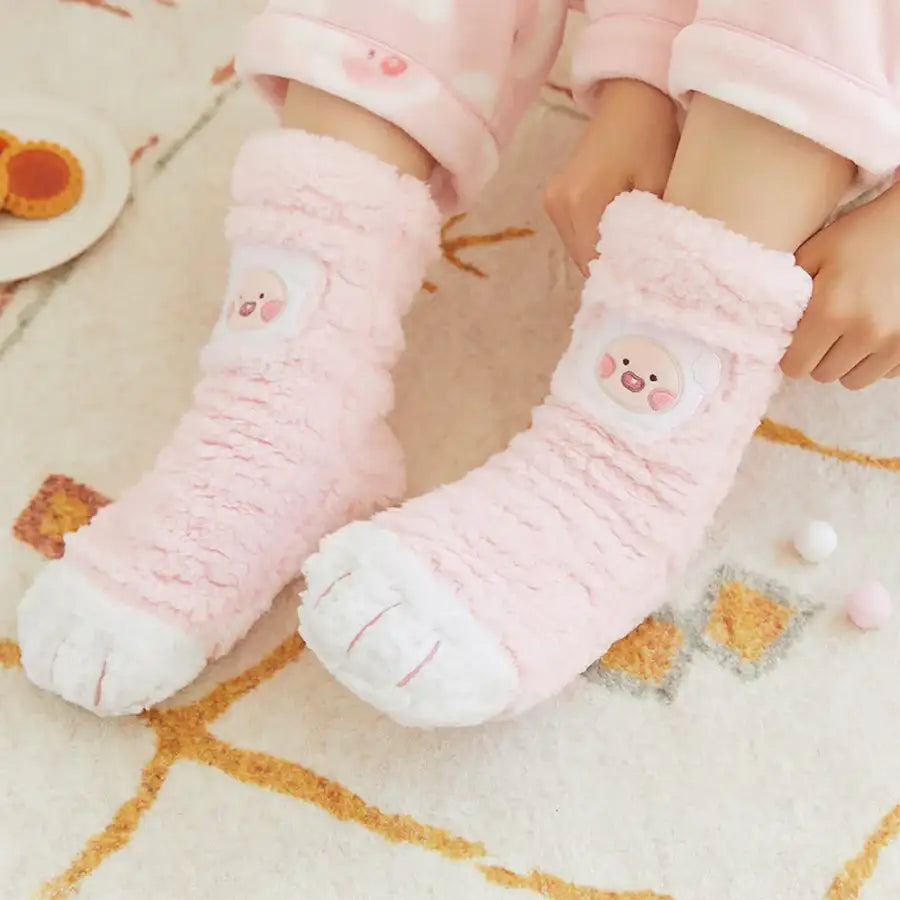 Kakao Friends - Little Puppy Club Fleece Boots - Kakao Friends - Clothing - Harumio