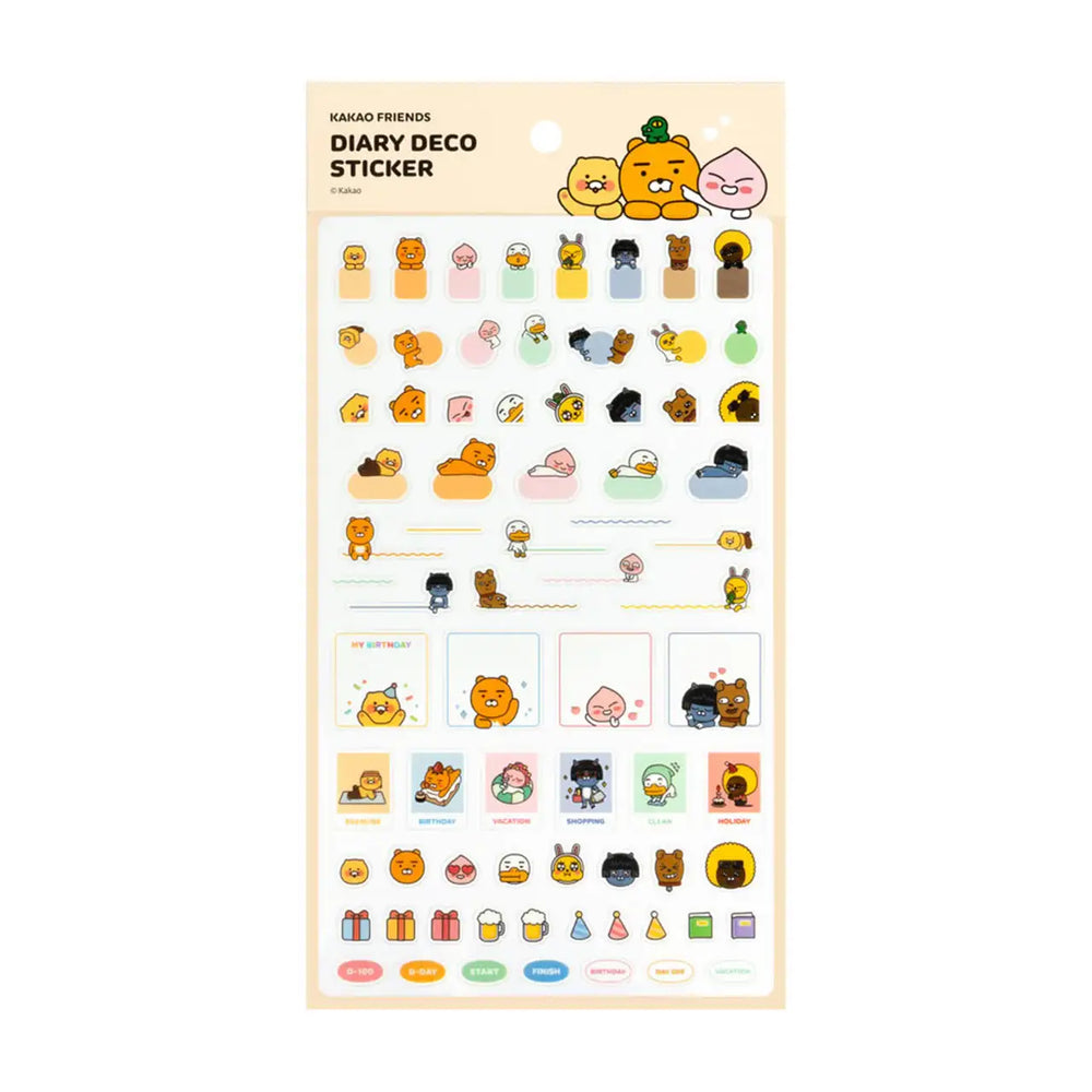 Kakao Friends - Diary Deco Sticker - Kakao Friends - Home & Living, Accessories - Harumio