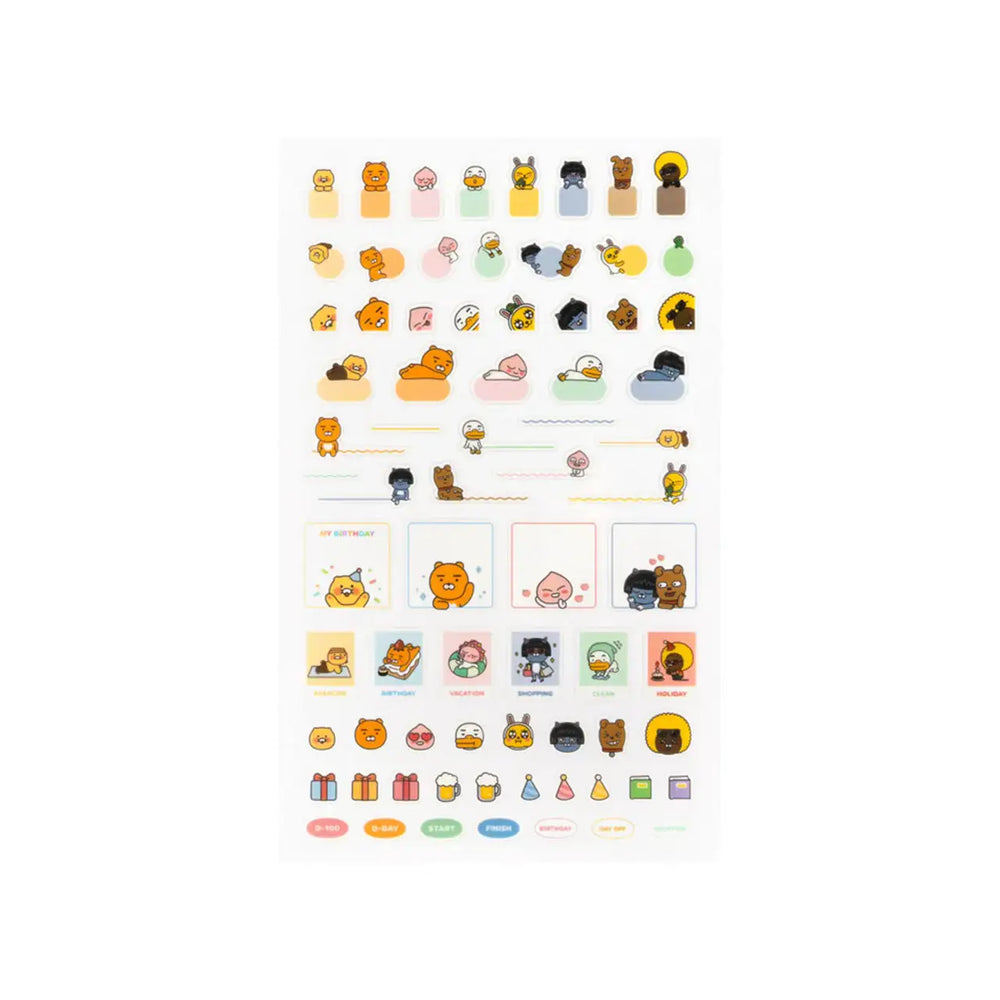 Kakao Friends - Diary Deco Sticker - Kakao Friends - Home & Living, Accessories - Harumio