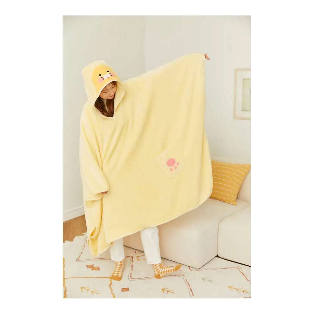 Kakao Friends - Cutie Choonsik Cloak Blanket - Kakao Friends - Home & Living, Accessories - Harumio