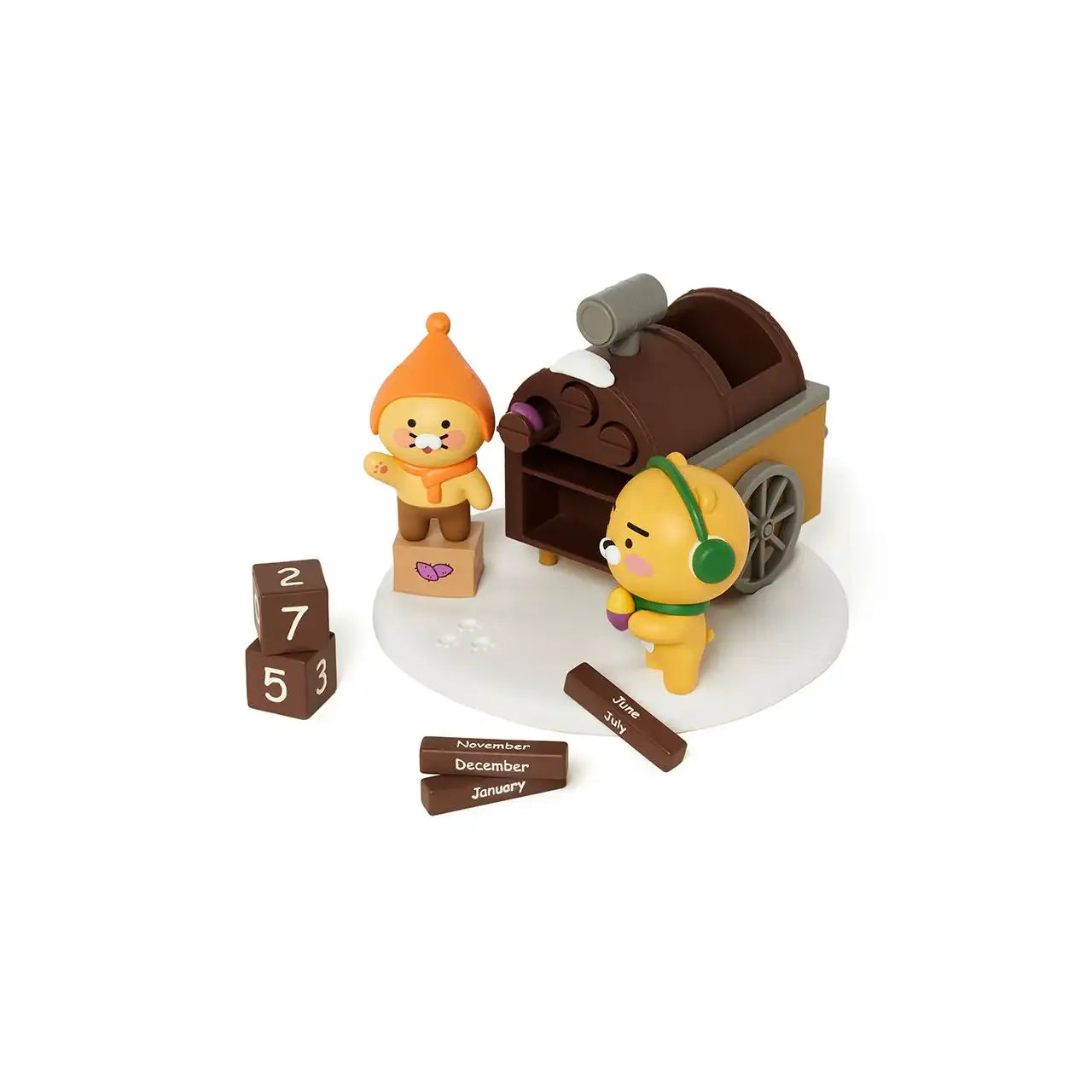Kakao Friends - Ryan & Choonsik Wintery Desk Blocks Calendar - Kakao Friends - Home & Living, Accessories - Harumio