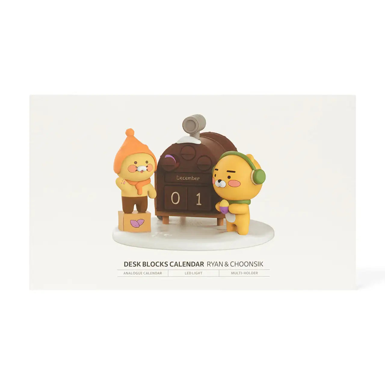 Kakao Friends - Ryan & Choonsik Wintery Desk Blocks Calendar - Kakao Friends - Home & Living, Accessories - Harumio