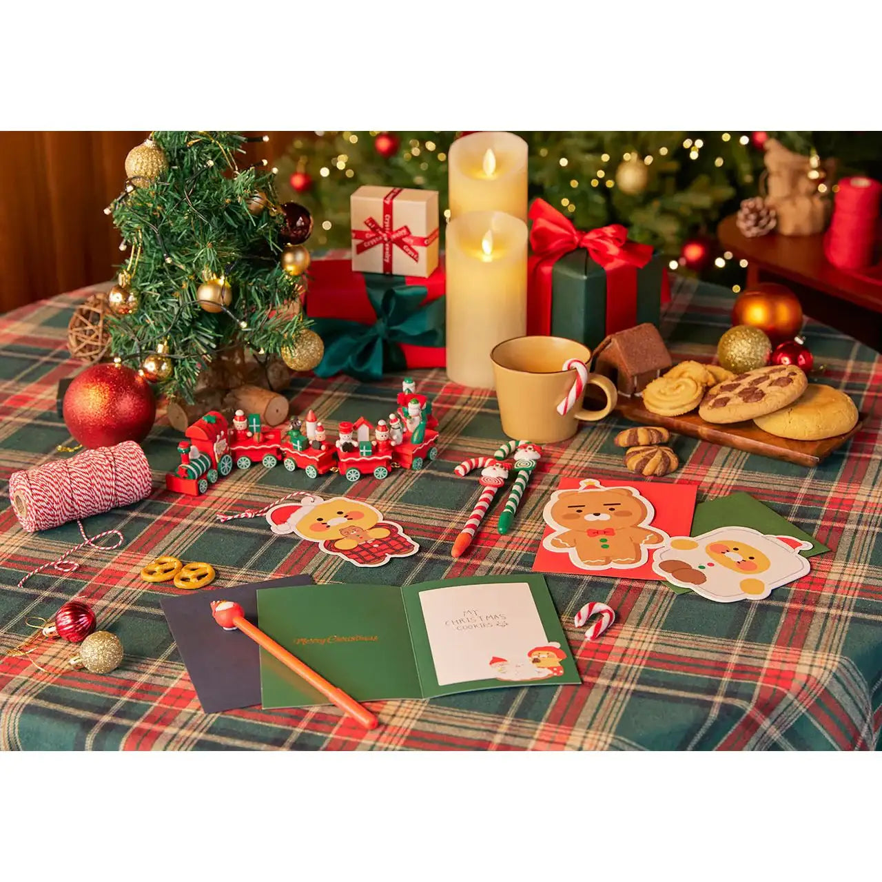 Kakao Friends - My Christmas Cookie Greeting Card Set - Kakao Friends - Home & Living, Accessories - Harumio