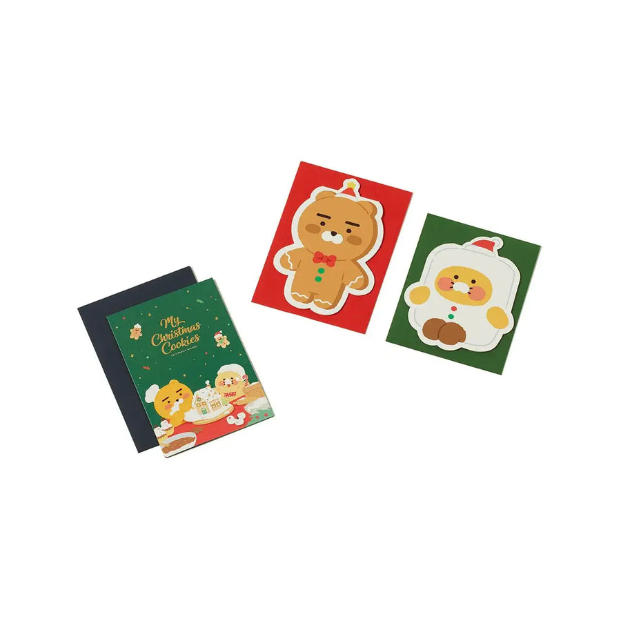 Kakao Friends - My Christmas Cookie Greeting Card Set - Kakao Friends - Home & Living, Accessories - Harumio