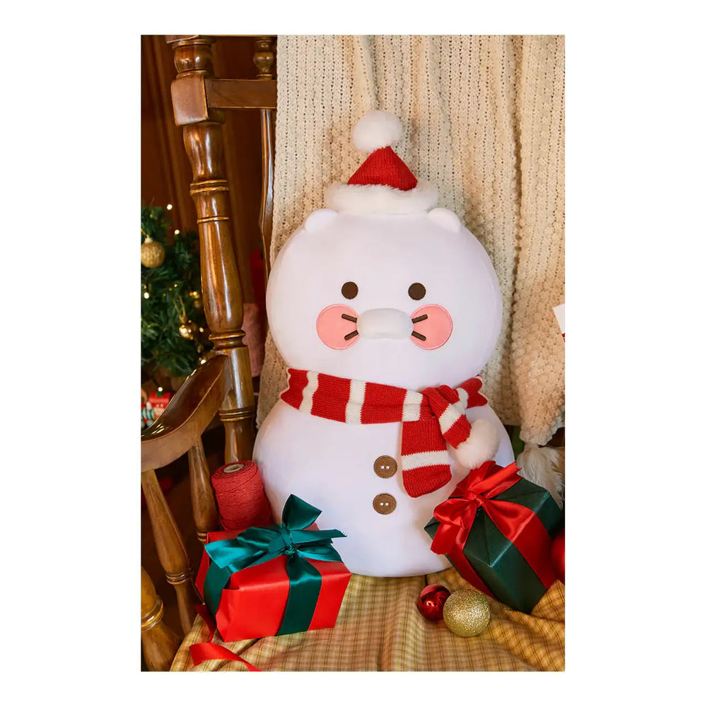 Kakao Friends - White Edition Choonsik Snowman Plush Doll - Kakao Friends - Plush - Harumio