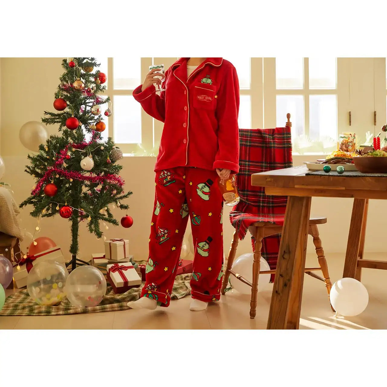 Kakao Friends - Jordy Magic Show Top and Bottom Pajamas Set - Kakao Friends - Clothing - Harumio