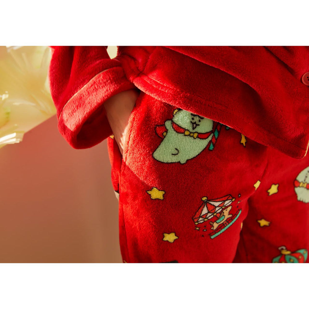Kakao Friends - Jordy Magic Show Top and Bottom Pajamas Set