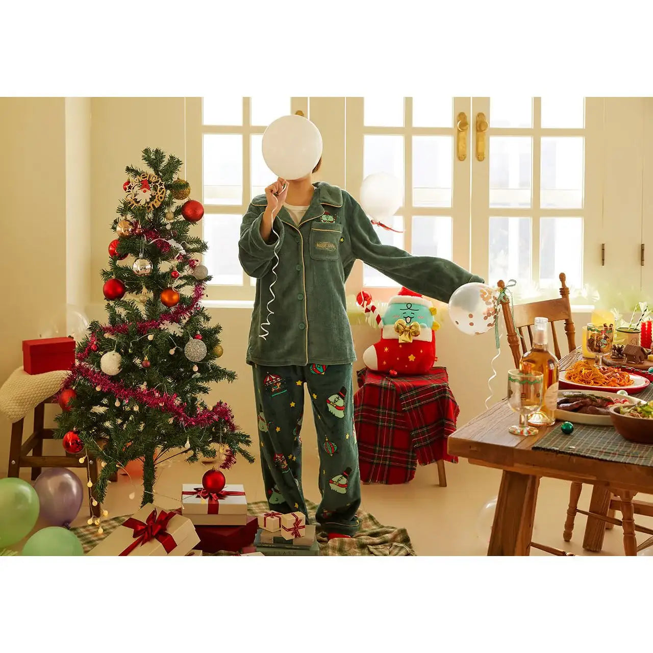Kakao Friends - Jordy Magic Show Top and Bottom Pajamas Set - Kakao Friends - Clothing - Harumio