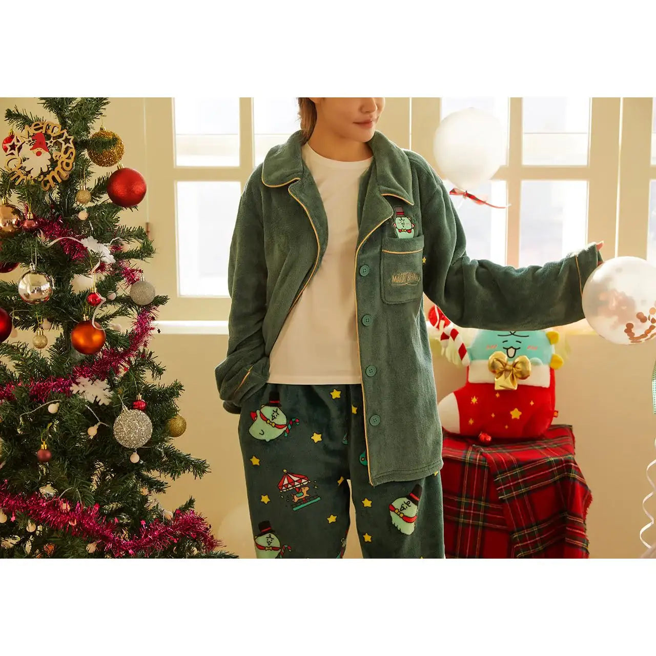 Kakao Friends - Jordy Magic Show Top and Bottom Pajamas Set - Kakao Friends - Clothing - Harumio