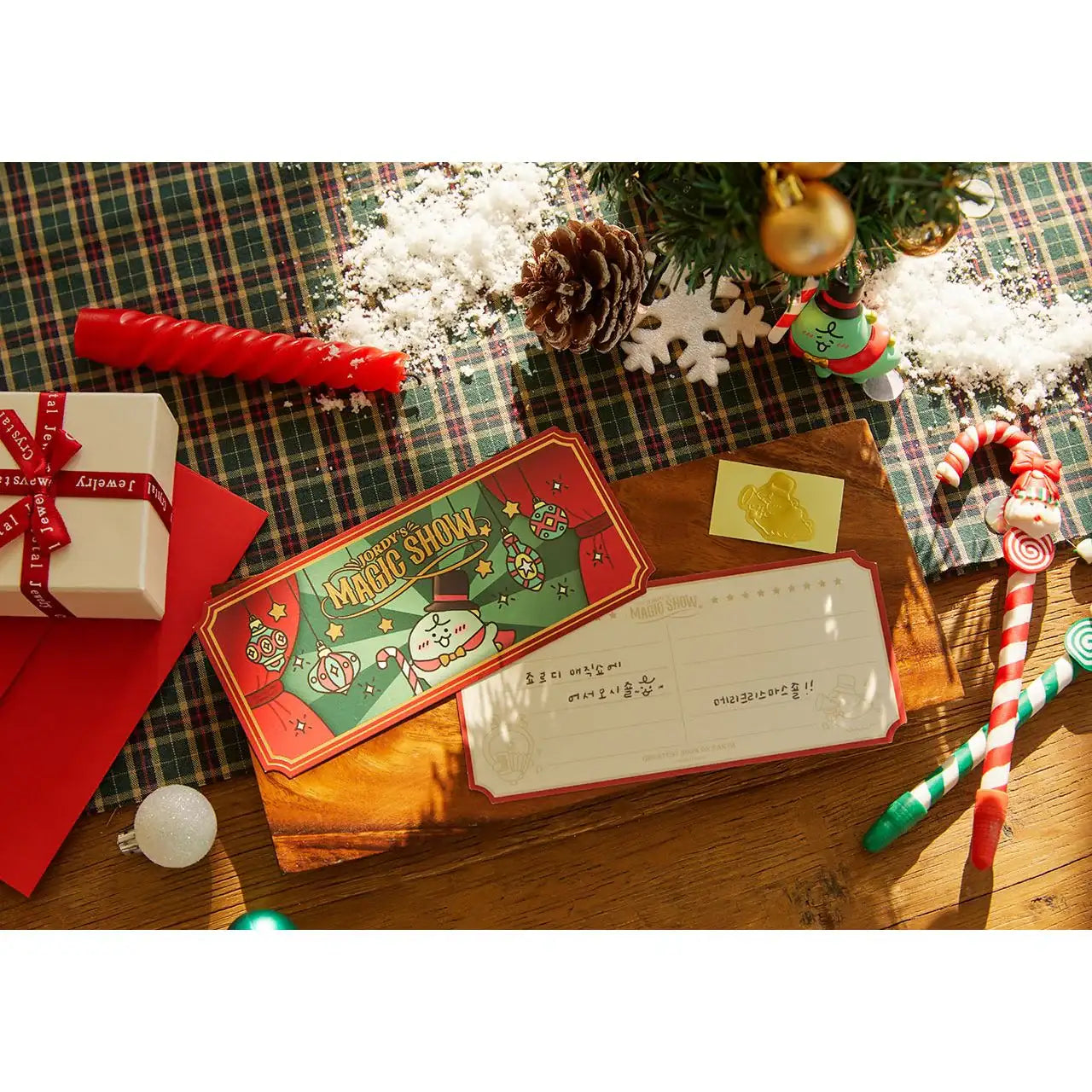Kakao Friends - Jordy Magic Show Christmas Card Set - Kakao Friends - Home & Living, Accessories - Harumio