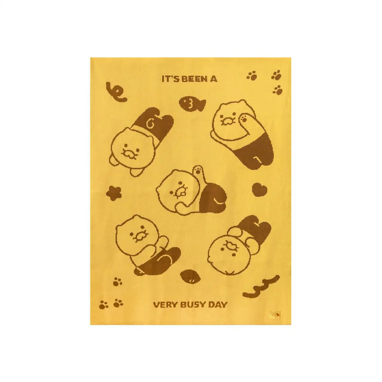 Kakao Friends - Choonsik Knitted Blanket - Kakao Friends - Home & Living, Accessories - Harumio