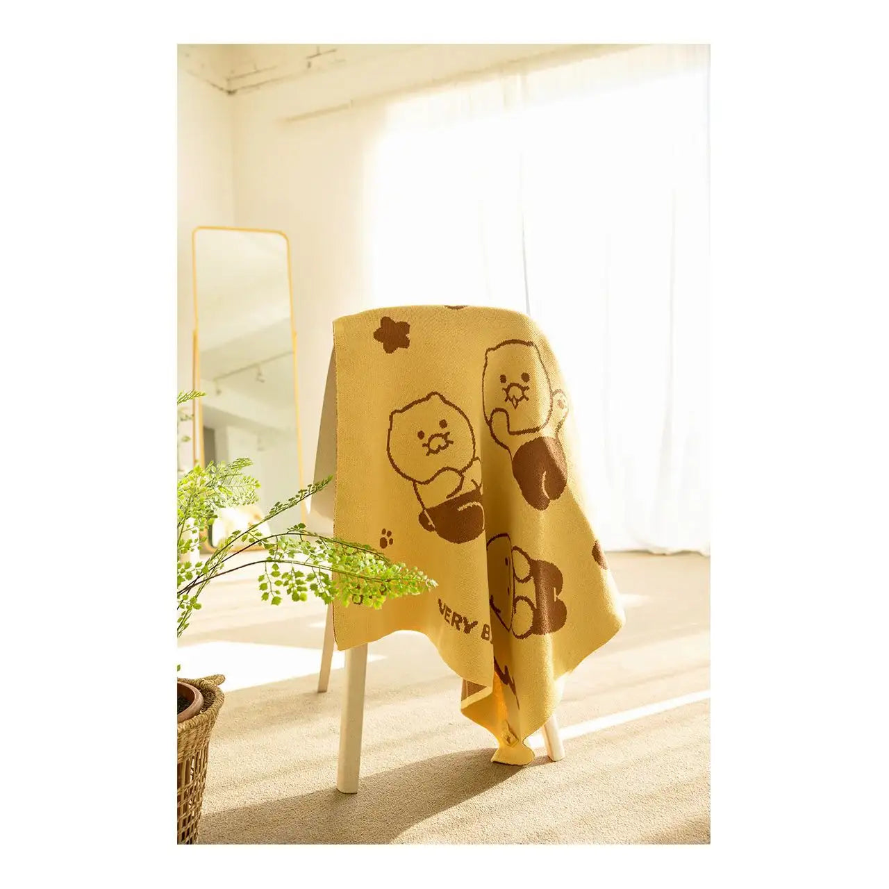 Kakao Friends - Choonsik Knitted Blanket - Kakao Friends - Home & Living, Accessories - Harumio