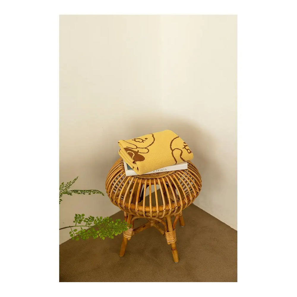 Kakao Friends - Choonsik Knitted Blanket - Kakao Friends - Home & Living, Accessories - Harumio