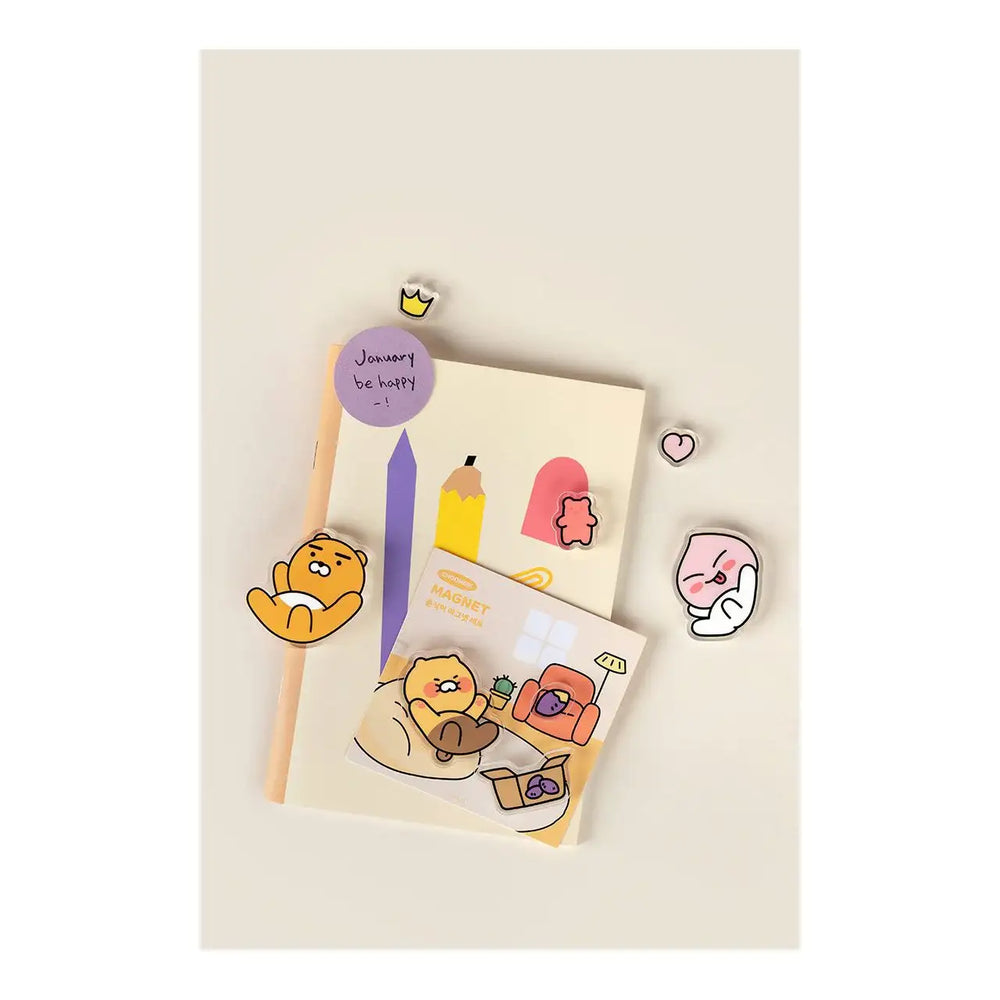 Kakao Friends - Acrylic Magnet Set - Kakao Friends - Acrylic Magnet - Harumio
