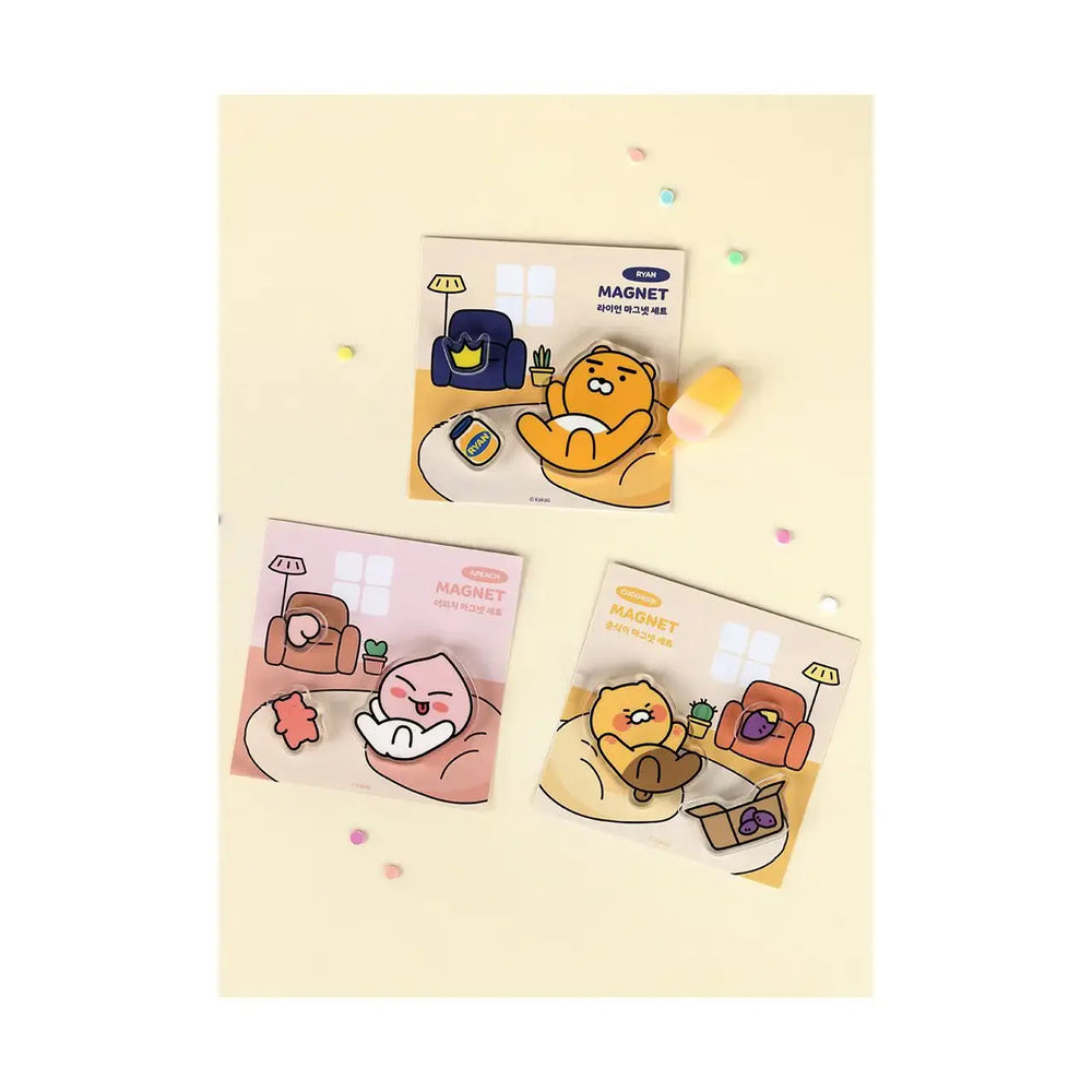 Kakao Friends - Acrylic Magnet Set - Kakao Friends - Acrylic Magnet - Harumio