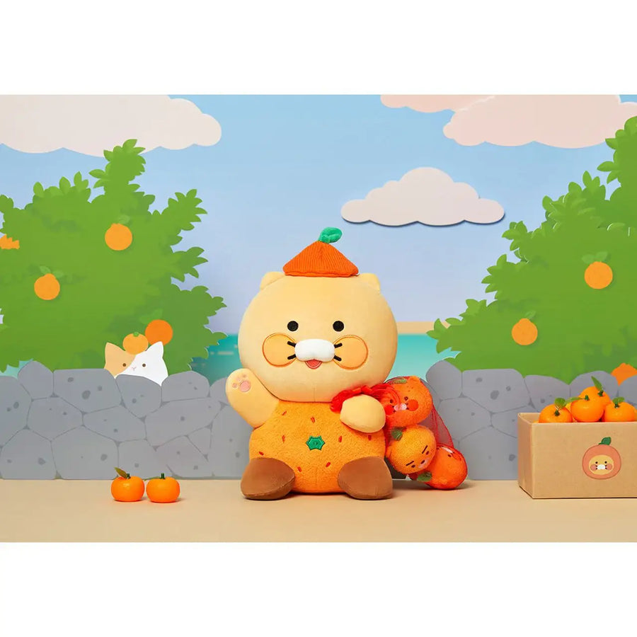 Kakao Friends - Choonsik Jeju Edition Tangerine Net Plush Doll - Kakao Friends - Home & Living, Accessories - Harumio