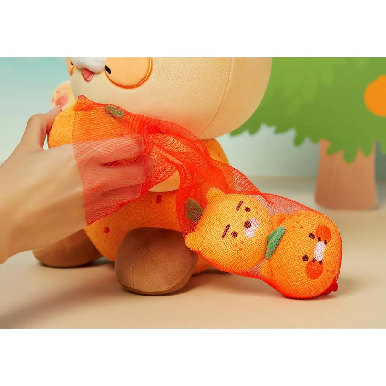 Kakao Friends - Choonsik Jeju Edition Tangerine Net Plush Doll - Kakao Friends - Home & Living, Accessories - Harumio