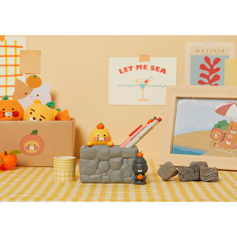 Kakao Friends - Ryan & Choonsik Jeju Edition Stonewall Pen Holder - Kakao Friends - Home & Living, Accessories - Harumio