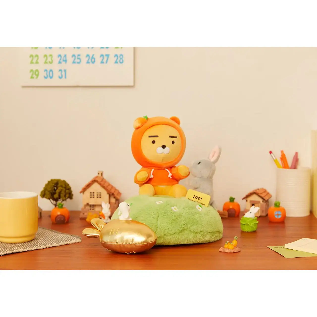 Kakao Friends - Ryan Lucky Golden Rabbit Plush Doll - Kakao Friends - Plush - Harumio