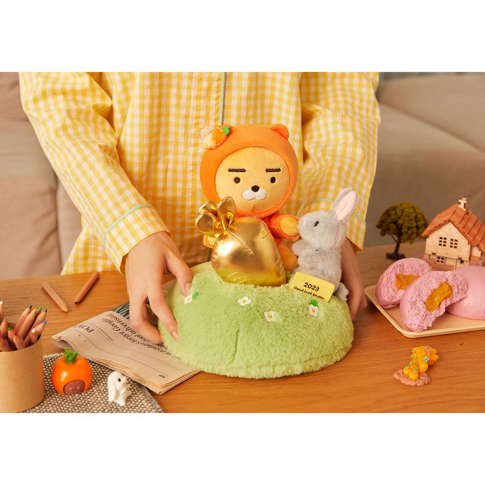 Kakao Friends - Ryan Lucky Golden Rabbit Plush Doll