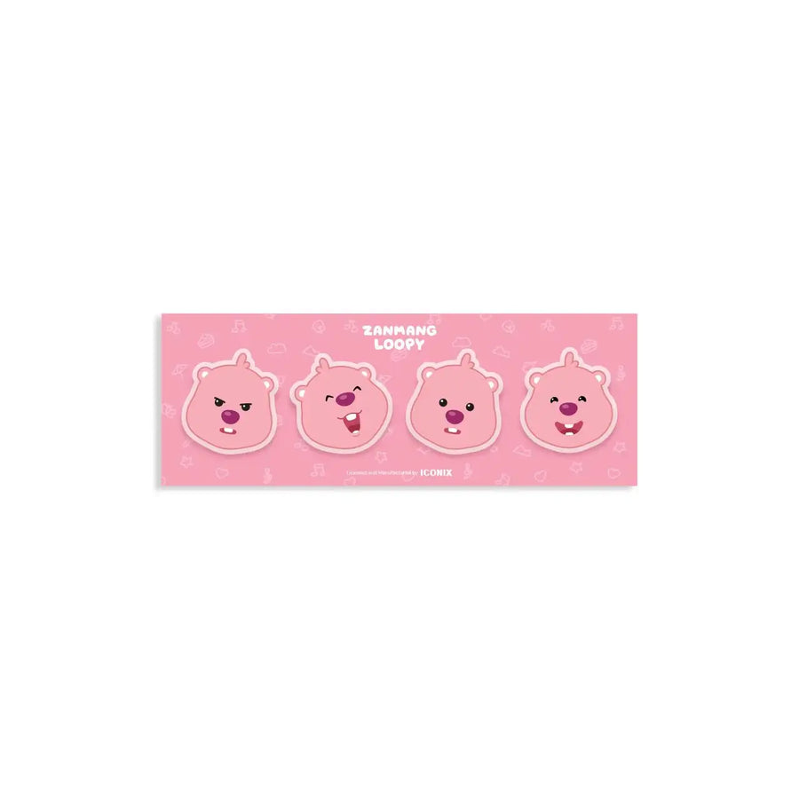 Kakao Friends x Zanmang Loopy - Acrylic Magnet Set (4 pcs) - Kakao Friends - Acrylic Magnet - Harumio