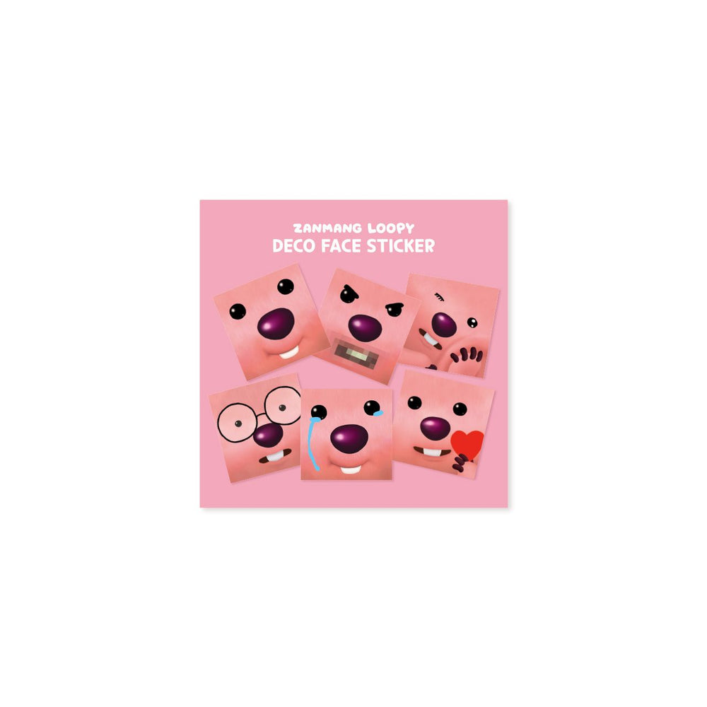 Kakao Friends x Zanmang Loopy - Deco Face Sticker