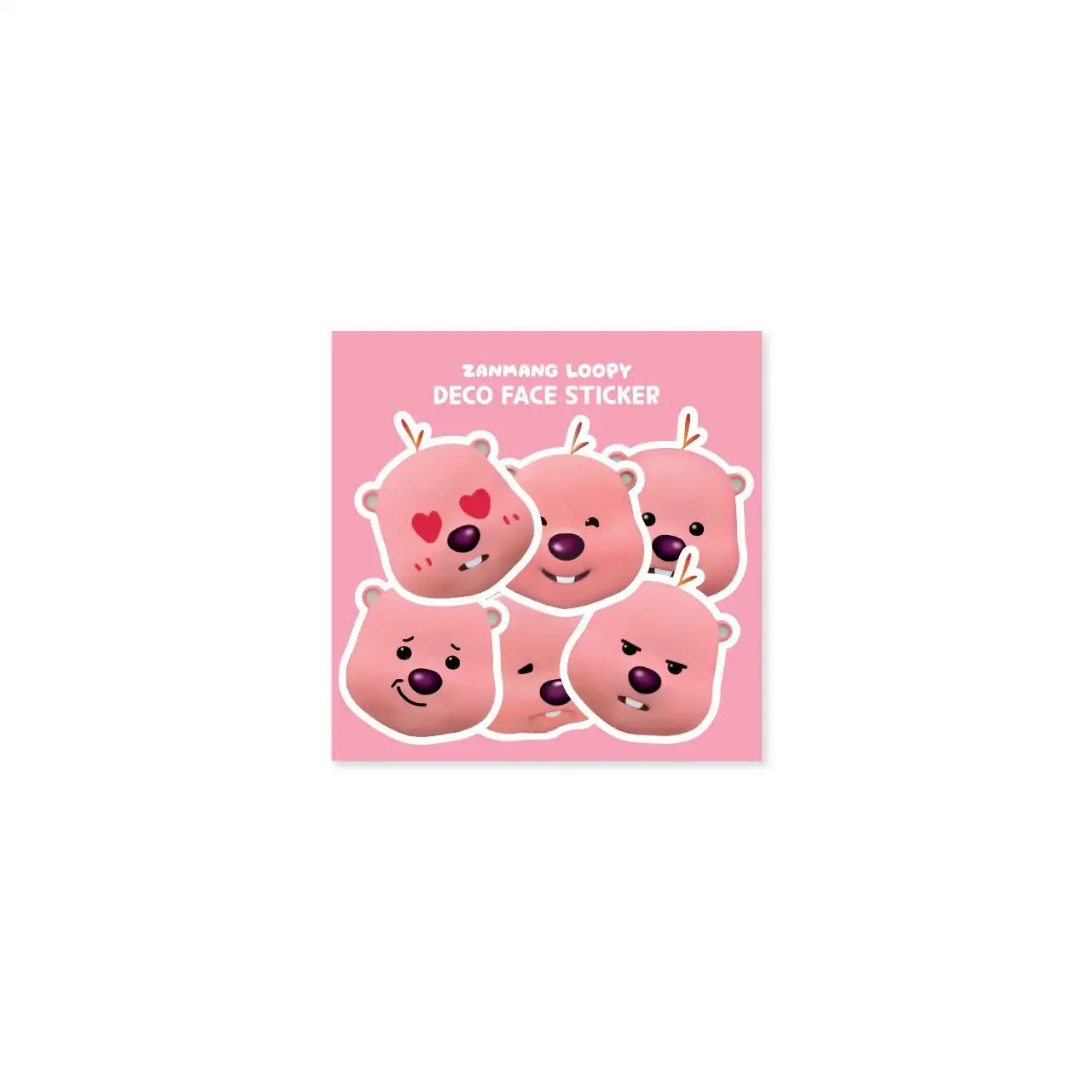 Kakao Friends x Zanmang Loopy - Deco Face Sticker - Kakao Friends - Sticker - Harumio
