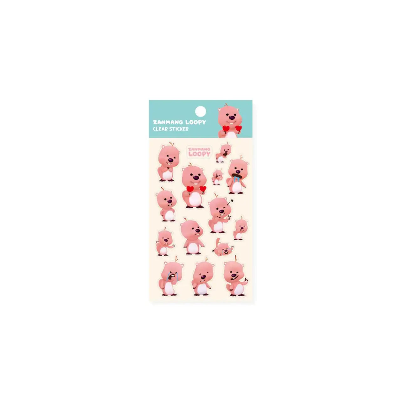 Kakao Friends x Zanmang Loopy - Jazzy Clear Sticker - Kakao Friends x Zanmang Loopy - Home & Living, Accessories - Harumio