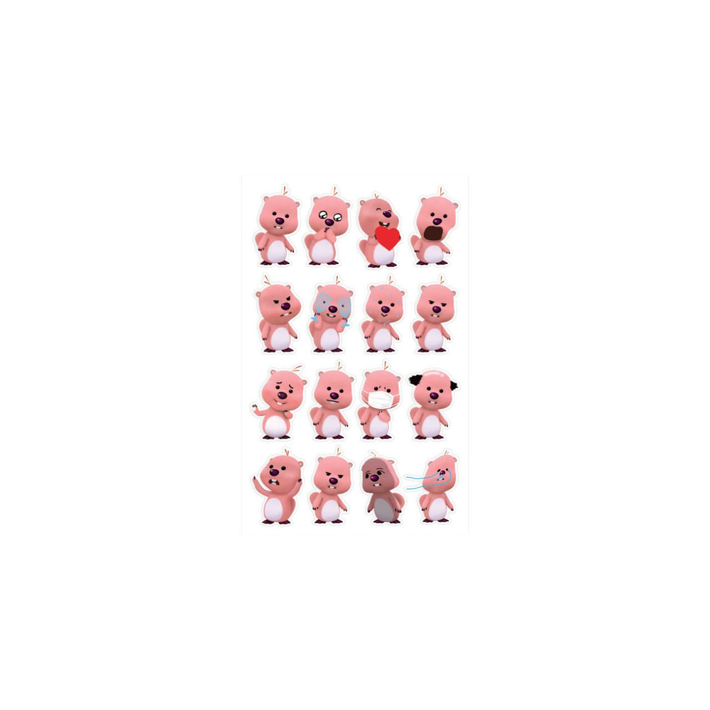 Kakao Friends x Zanmang Loopy - Jazzy Clear Sticker