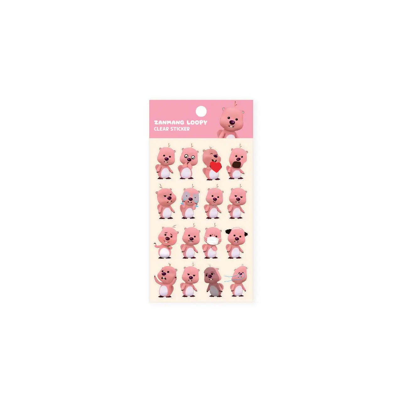 Kakao Friends x Zanmang Loopy - Jazzy Clear Sticker - Kakao Friends x Zanmang Loopy - Home & Living, Accessories - Harumio