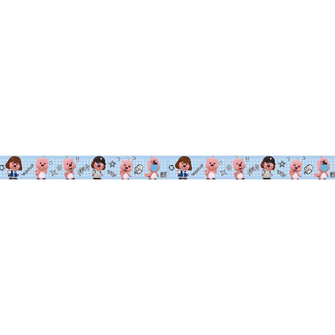 Kakao Friends x Zanmang Loopy - Masking Tape and Holder - Kakao Friends x Zanmang Loopy - Home & Living, Accessories - Harumio