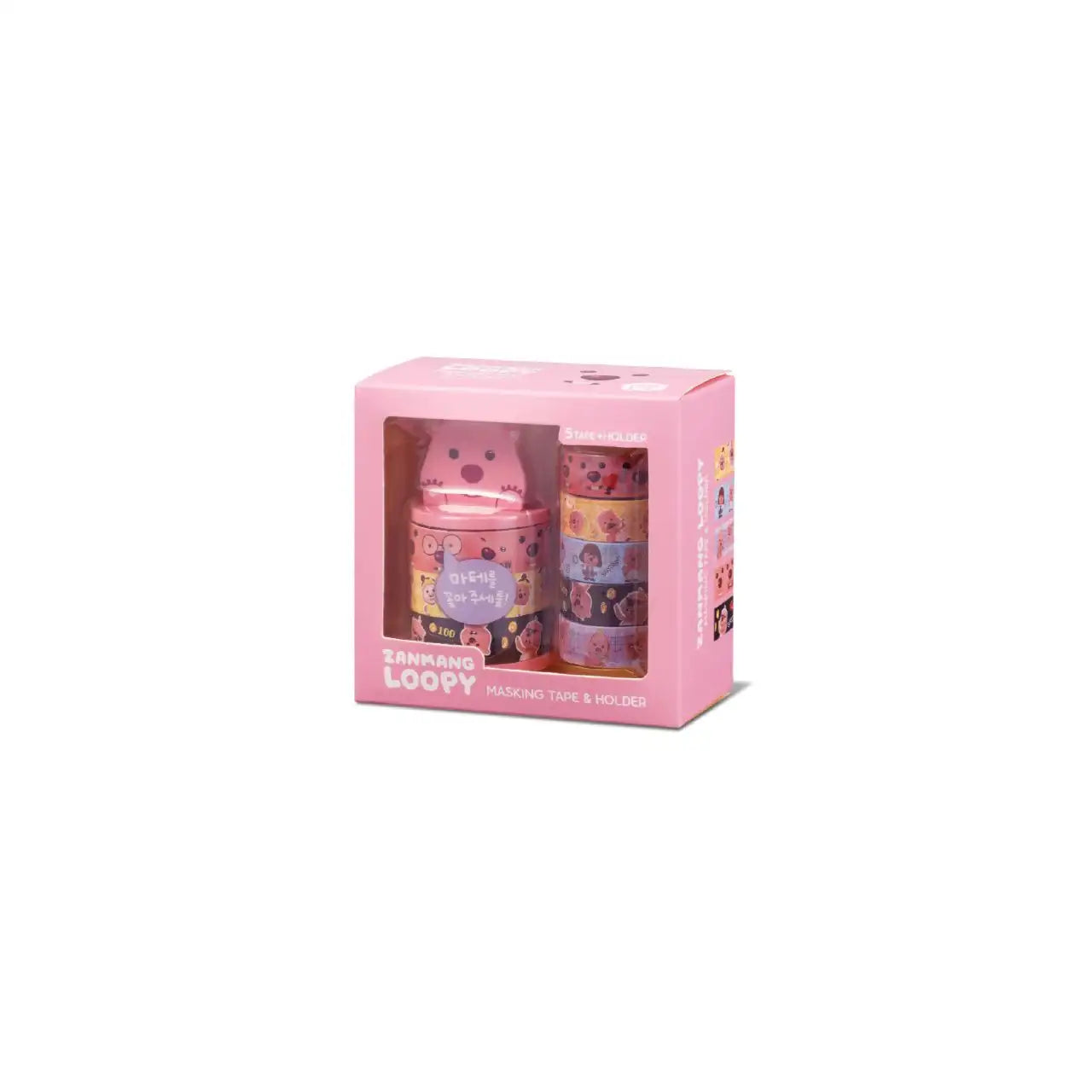 Kakao Friends x Zanmang Loopy - Masking Tape and Holder - Kakao Friends x Zanmang Loopy - Home & Living, Accessories - Harumio