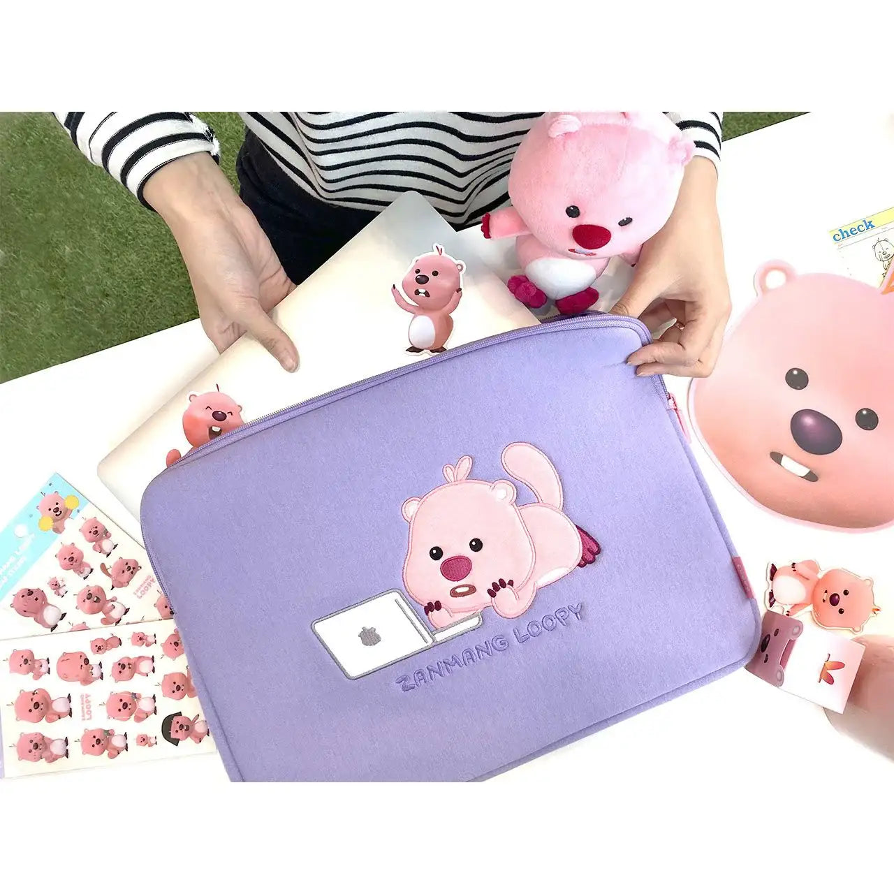 【KAKAO FRIENDS】Ankokoanko★Pouch 2P Set Kakao Friends - AnkokoAnko Pouch Set (2 pcs) – Harumio