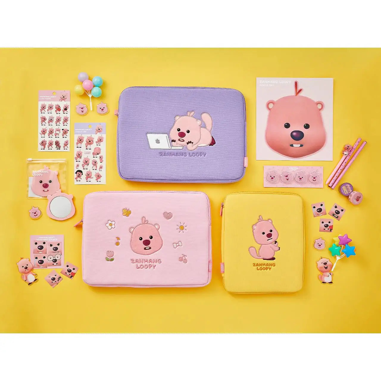 Kakao Friends x Zanmang Loopy - 11" Laptop Pouch - Kakao Friends - Laptop Pouch - Harumio