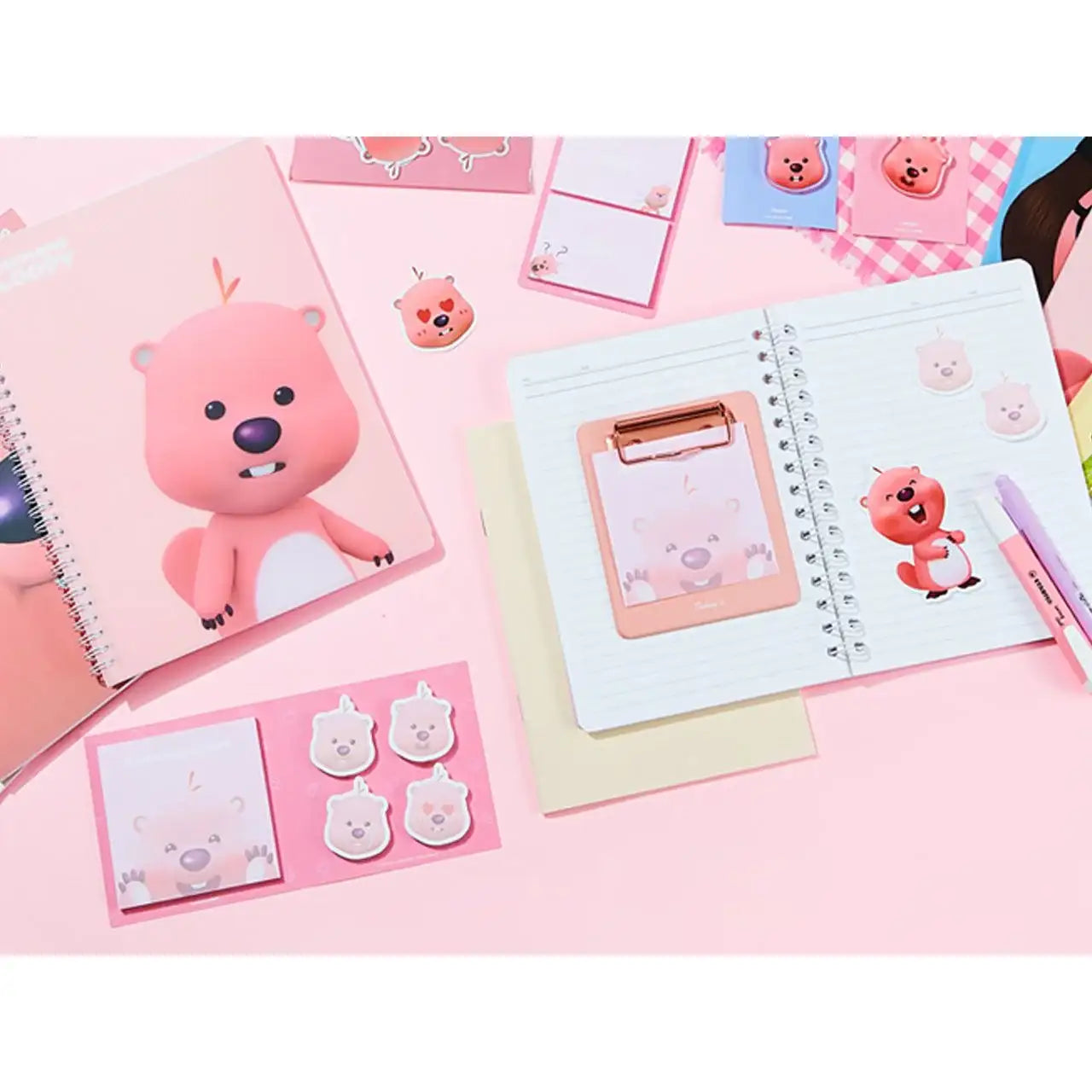 Kakao Friends x Zanmang Loopy - Sticky Memo and Memo Pad - Kakao Friends x Zanmang Loopy - Home & Living, Accessories - Harumio
