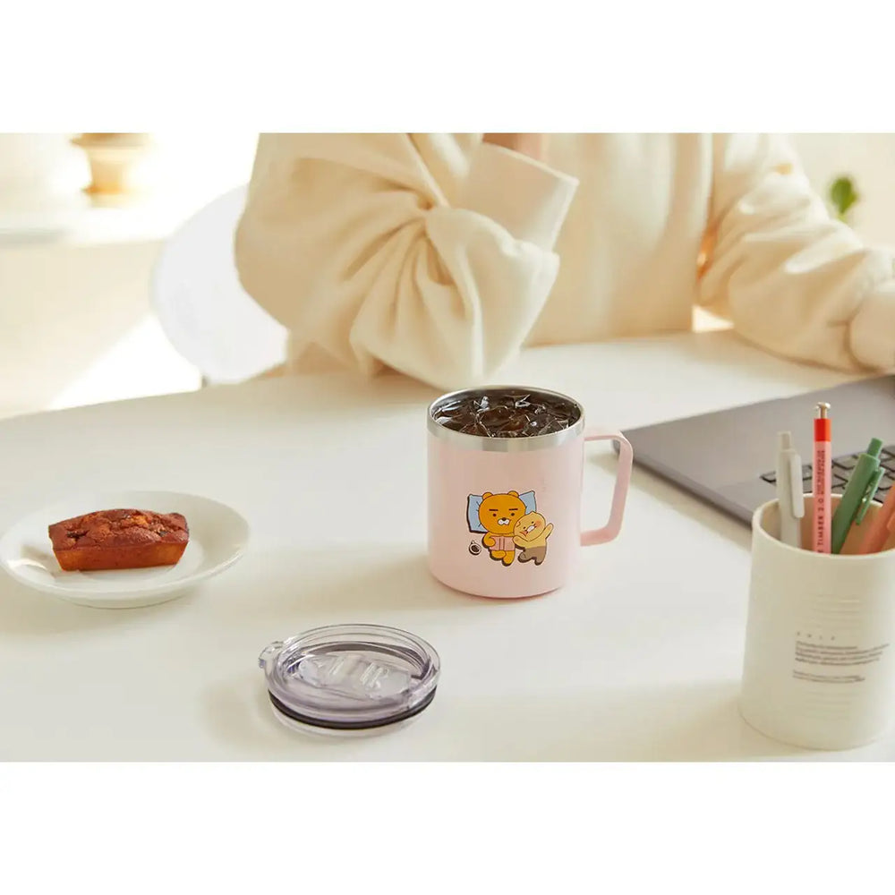 Kakao Friends - Lazy Ryan & Choonsik Stainless Steel Mug - Kakao Friends - Home & Living, Accessories - Harumio