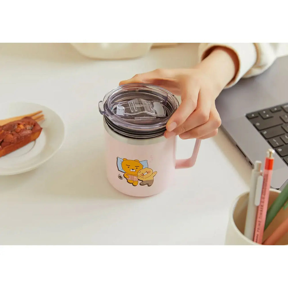 Kakao Friends - Lazy Ryan & Choonsik Stainless Steel Mug - Kakao Friends - Home & Living, Accessories - Harumio