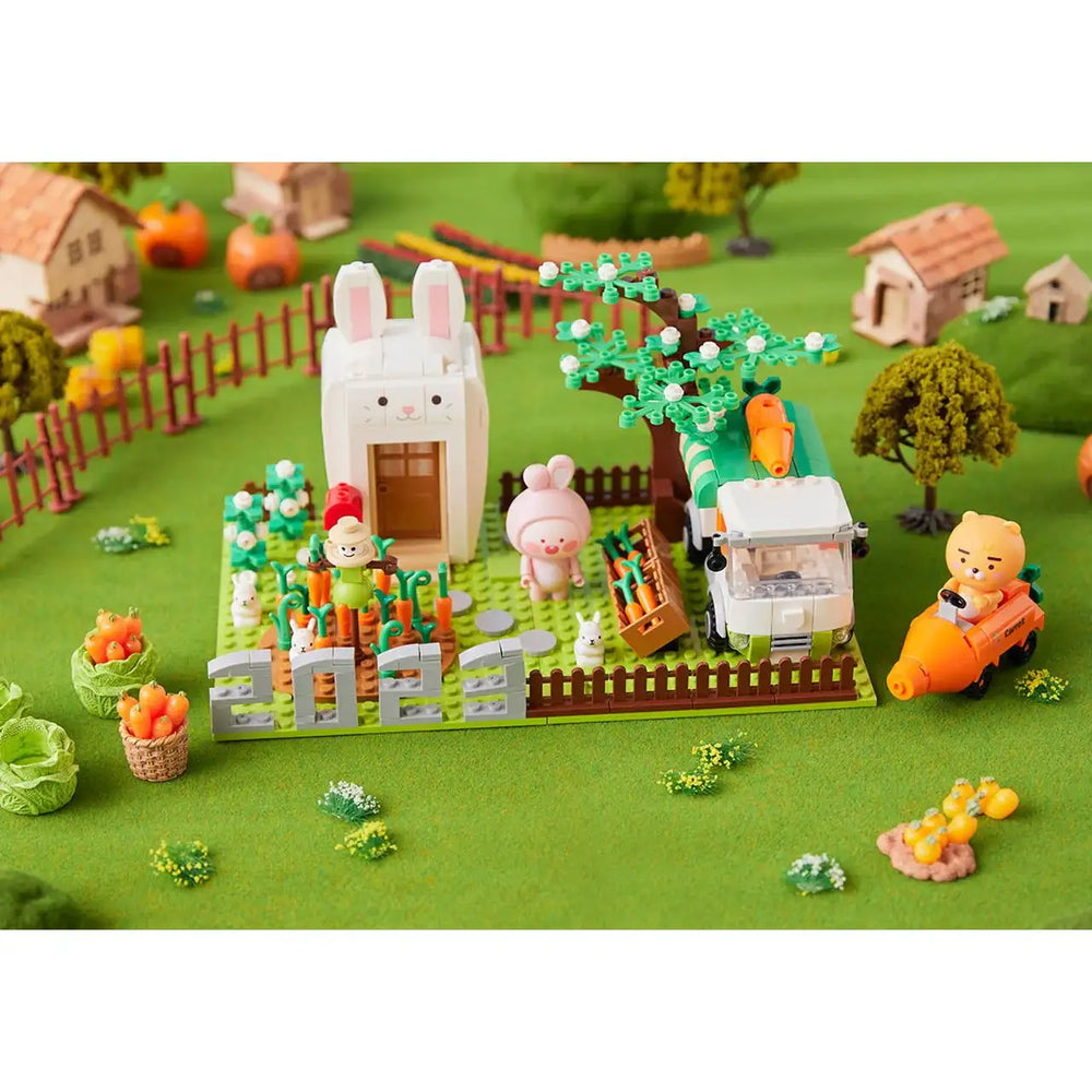 Kakao Friends - Ryan & Apeach Carrot Farm Brick Figure - Kakao Friends - Home & Living, Accessories - Harumio