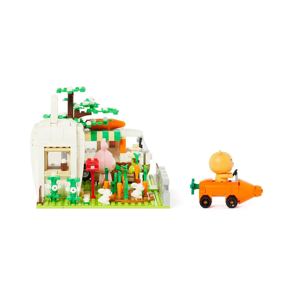 Kakao Friends - Ryan & Apeach Carrot Farm Brick Figure - Kakao Friends - Home & Living, Accessories - Harumio