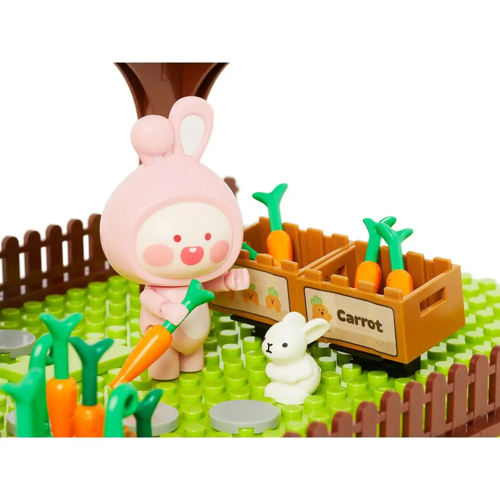Kakao Friends - Ryan & Apeach Carrot Farm Brick Figure - Kakao Friends - Home & Living, Accessories - Harumio
