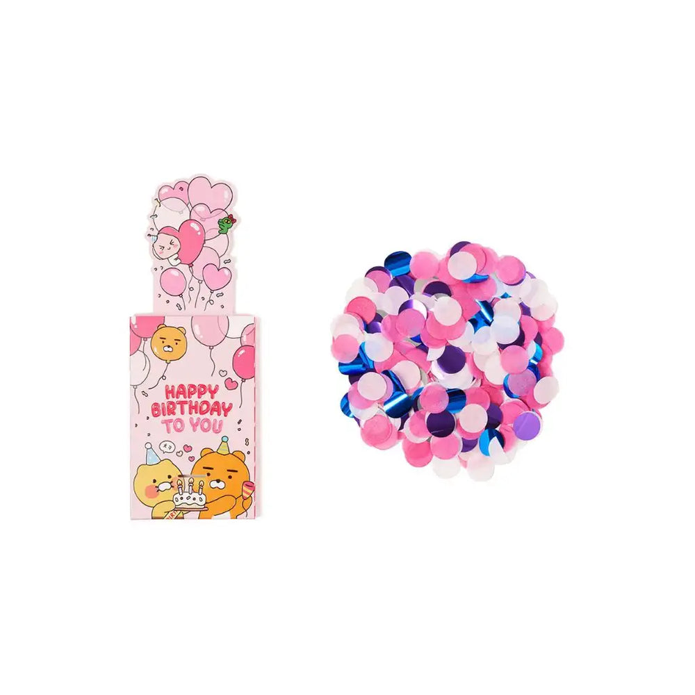 Kakao Friends - Happy Birthday Firecracker Card - Kakao Friends - Home & Living, Accessories - Harumio