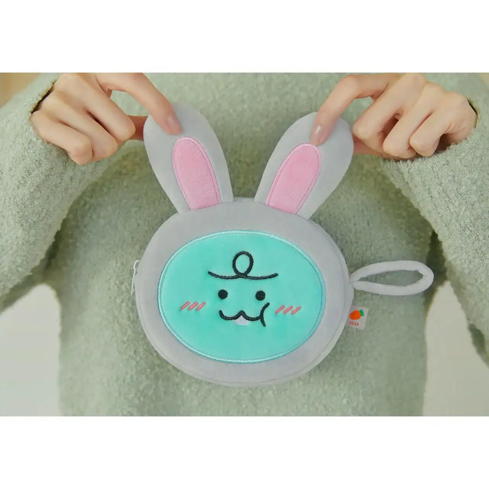 Kakao Friends - Rabbit Jordy Shape Pouch - Kakao Friends - Pouches - Harumio