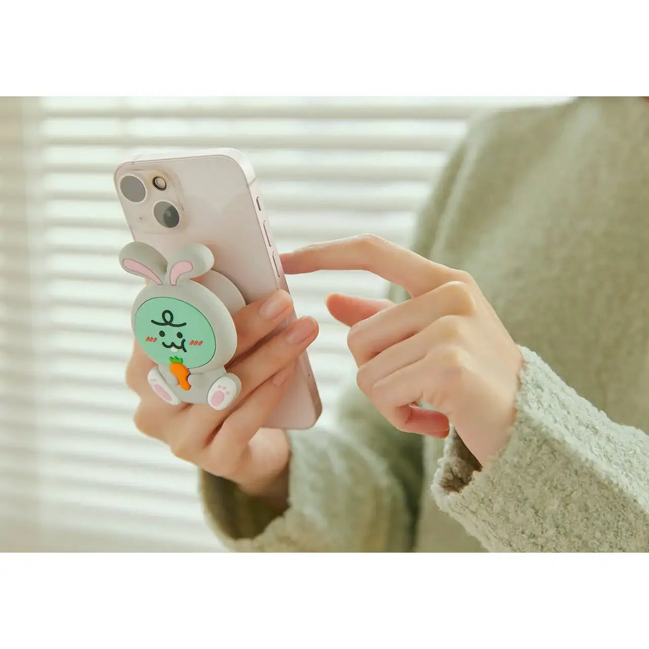 Kakao Friends - Rabbit Jordy Griptok Holder - Kakao Friends - Home & Living, Accessories - Harumio