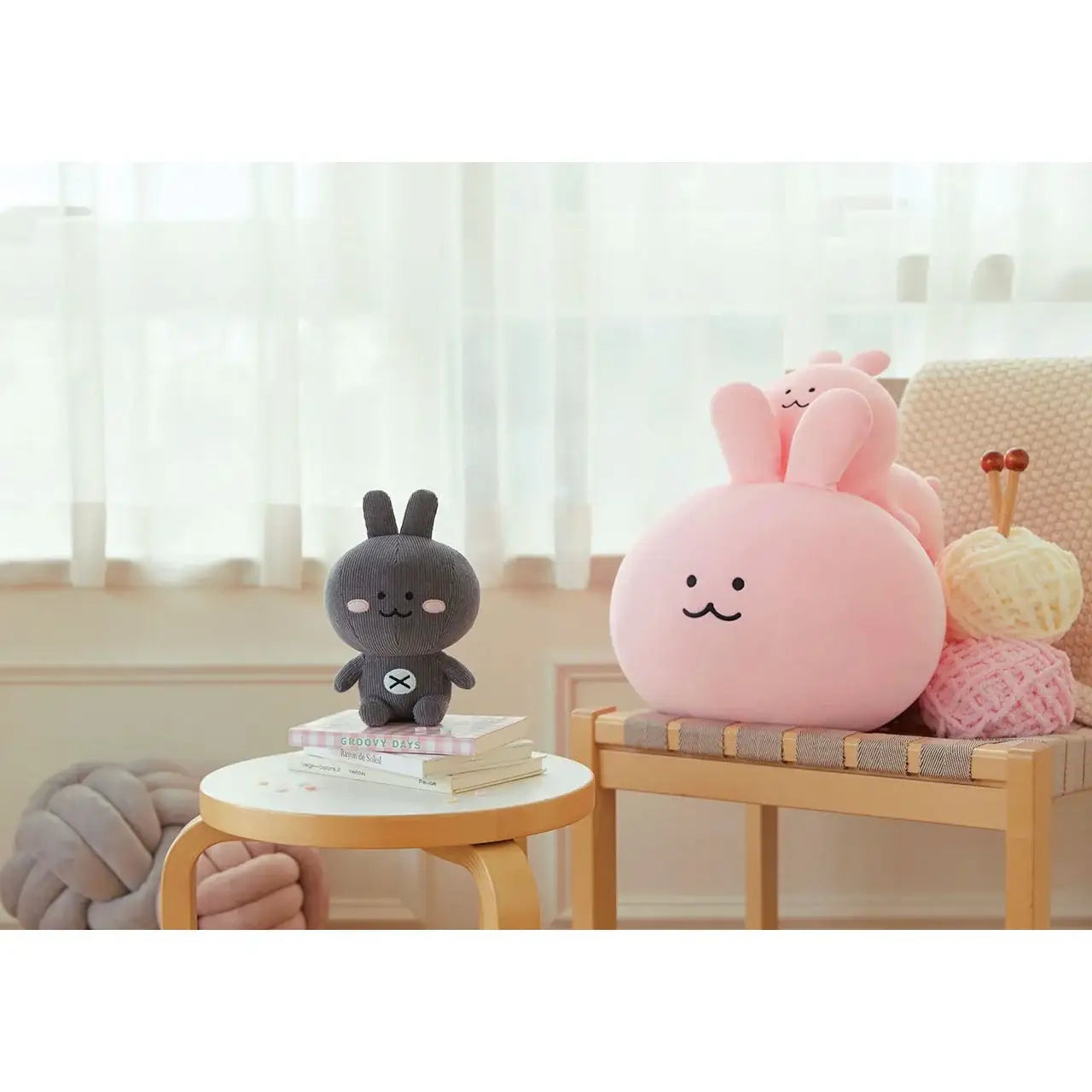 Kakao Friends - Black Scappy Mini Plush Doll - Kakao Friends - Plush - Harumio